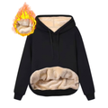 Women's Warm Hoodie - Black