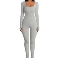 Gray Full Body Suit