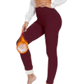 Warm Leggings - Red